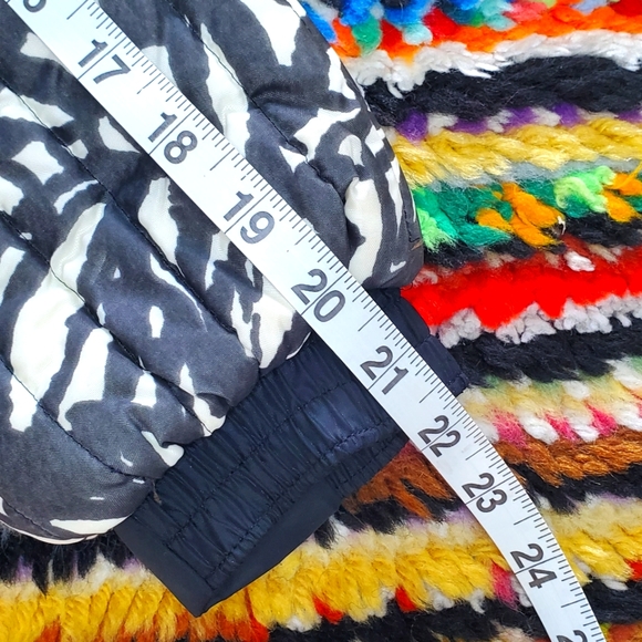 VTG Juniorite New York Abstract Quilted Winter Women's KIDS XS/S Jacket - Picture 12 of 15